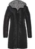 Lange, gewatteerde reversible jas, bonprix