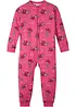 Meisjes pyjama onesie van biologisch katoen, bonprix
