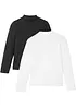 Longshirts met col (set van 2), bonprix