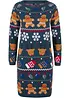 Gebreide jurk met kerstmotieven, bonprix