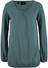 Katoenen longsleeve met elastiek van katoen, bonprix
