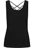 Jersey top met rugdetail, bonprix