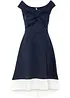 Carmen jurk met knoopdetail, bonprix