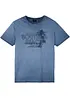 T-shirt in washed out look van biologisch katoen, bonprix