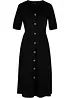 Katoenen midi jurk met knoopsluiting, bonprix