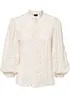 Blouse met kant van een soepele viscosemix, bonprix
