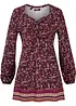 Shirt tuniek met bloemenmotief, bonprix