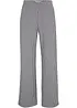 Stretch broek met pied-de-poule, wide leg, bonprix