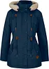 Gewatteerde parka met imitatiebont, bonprix