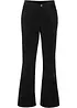 Flared stretch corduroy broek met high-waist comfortband, bonprix