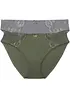 Slip met subtiel kant (set van 2), bonprix