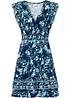 Gedessineerde jersey jurk, bonprix