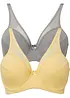 Beugel bh met mesh (set van 2), bonprix