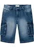 Cargo jeans bermuda, relaxed fit, bonprix