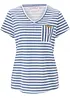 T-shirt, gestreept, bonprix