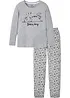 Pyjama en slaapmasker, bonprix