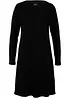 Basic gebreide jurk met gerecycled katoen, bonprix