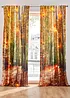 LED gordijn met herfstprint (1 stuk), bonprix