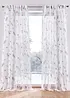 Transparant gordijn met kerstprint (1 stuk), bonprix
