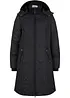Korte coat met diamantstiksels en ritsen opzij, bonprix