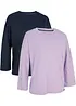 Outdoor T-shirt (set van 2), 3/4 mouw, bpc bonprix collection