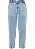 Barrel jeans met mid waist en comfortband, bonprix