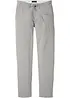 Regular fit instap chino met linnen, straight, bonprix