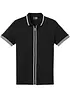 Piqué poloshirt met ritssluiting van katoen, bonprix