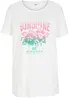 Katoenen shirt met print, korte mouw, bonprix