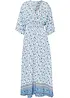Maxi jurk van pure viscose, bonprix