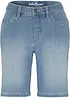 Straight jeans bermuda,  mid waist, bonprix