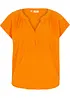 Mousseline blousetop van katoen, bonprix