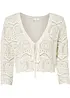 Ajour bolero met 3/4 mouwen, bonprix