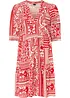 Gedessineerde tuniekjurk van viscose, bonprix