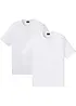 T-shirt (set van 2) van biologisch katoen, bonprix