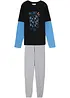 2-in-1 jongens pyjama met biologisch katoen (2-dlg. set), bonprix