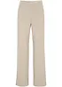 Stretch broek met pied-de-poule, wide leg, bonprix