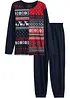 Pyjama van katoen met lange mouwen, bonprix