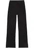 Meisjes broek met wijd uitlopende pijpen en splitten, bonprix