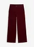 Corduroy broek in Marlene Dietrich stijl van biologisch katoen, bonprix