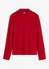 Halftransparante longsleeve van fluweel, RAINBOW
