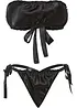 Strapless top om te strikken en string (2-dlg. set), bonprix