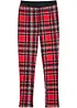 Meisjes geruite thermo legging, bonprix