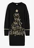 Gebreide jurk met kerstmotief, bonprix