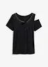 Shirt met stras en cut-outs, BODYFLIRT