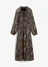 Chiffon maxi jurk met cut-outs, bpc selection