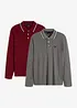 Poloshirt van biologisch katoen (set van 2), bonprix