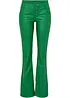 Imitatieleren flared broek, RAINBOW