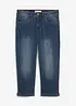Slim fit jeans met mid waist, cropped, bonprix