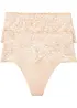 Corrigerende string (set van 2), medium corrigerend, bonprix